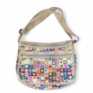 Lesportsac Women's Multicolored Dots Medium Tote Shoulder Bag